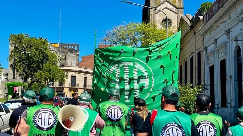ATE CONVOCÓ A UN PARO PARA ESTE JUEVES EN LA PROVINCIA.